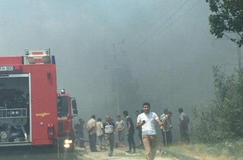 Bakıda güclü yanğın