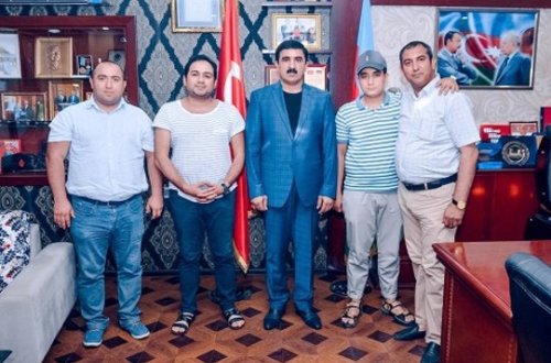 Media təmsilçiləri İbad Hüseynli ilə görüşdü