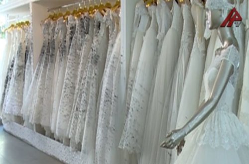 Gəlinlik paltarlarını məhv etməyi sifariş verən qadın saxlanıldı