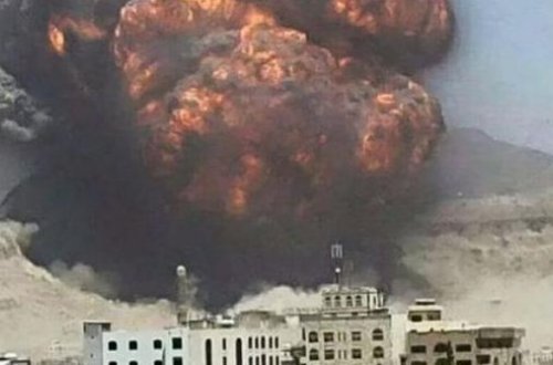 Səudiyyədəki partlayışın ilk görünüləri