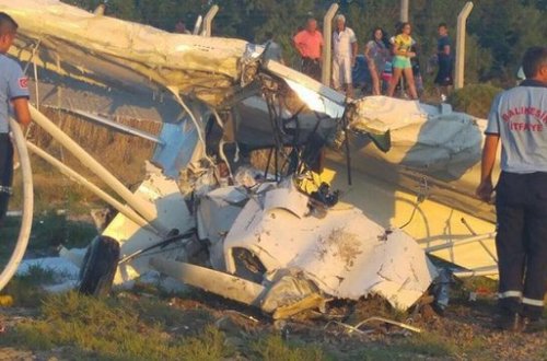 Türkiyədə təyyarə qəzası