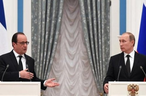 Putin və Olland Qarabağla bağlı