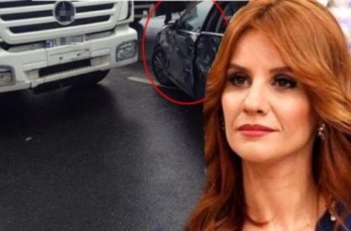 Esra Erol avtomobil qəzasına düşdü