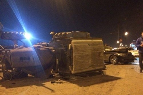 Rusiya vətəndaşları Ağsuda qəzaya düşdülər: