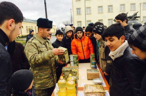 Hərbi hissələrdə “Açıq qapı günü” keçirilir