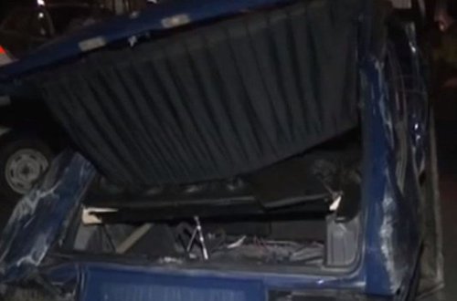 Polis əməkdaşı qəza törətdi