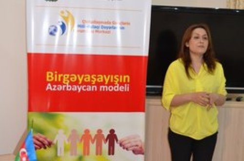 “Birgəyaşayışın Azərbaycan modeli” təlimi yekunlaşdı