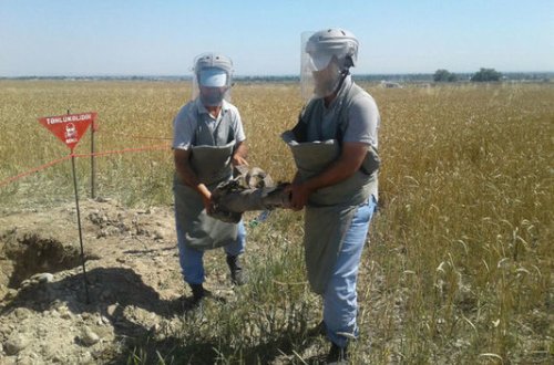 Tərtər və Ağdamda partlamamış hərbi sursat tapılıb