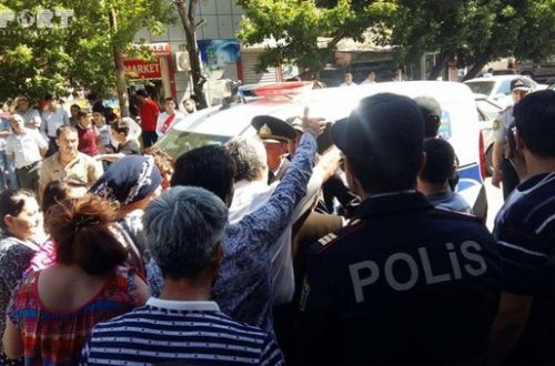 Bakıda sakinlərlə polis arasında qarşıdurma