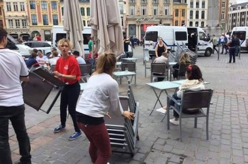 Almaniya və Ukrayna azarkeşləri arasında qarşıdurma