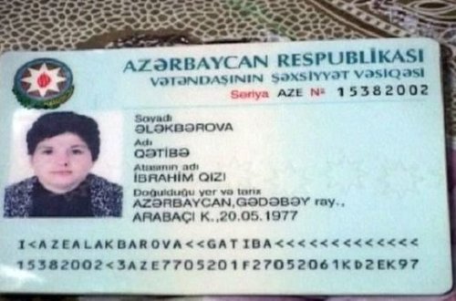 Ermənistana keçən qadınla bağlı