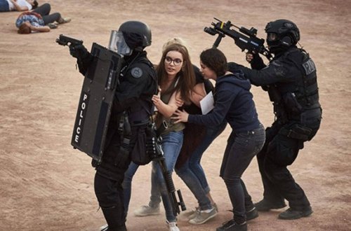 Fransa polisi Avropa Çempionatına belə hazırlaşır