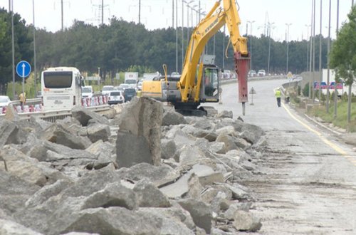 Bakı-Quba yolunun bir hissəsi təmir olunur