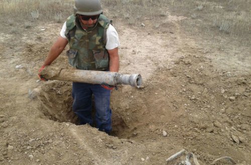 Tərtərdə raket hissələri tapılıb