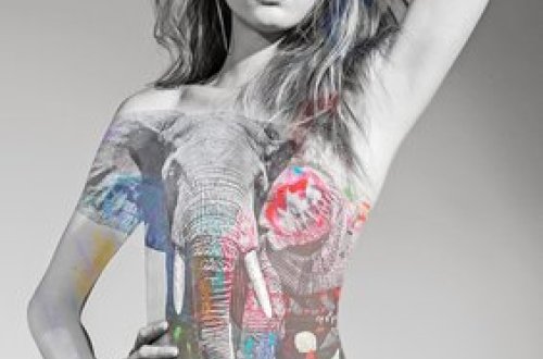 MƏŞHUR AKTRİSA HEYVANLAR ÜÇÜN SOYUNDU