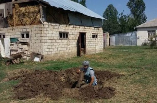 Tərtərdə partlamamış hərbi sursat tapılıb