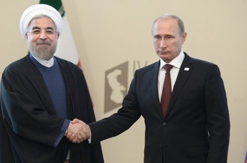 Ruhani və Putin Azərbaycana