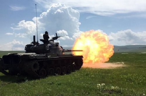 Ordumuzun Qarsdakı təlimindən görüntüləri