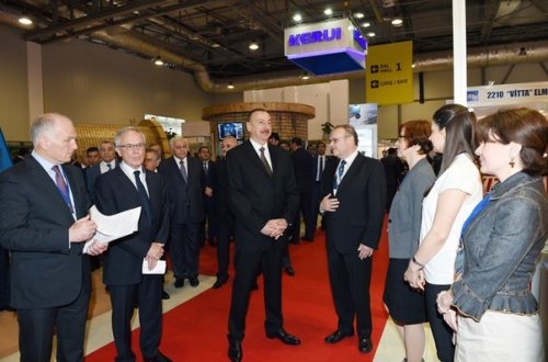 Prezidentin qatıldığı sərgidən