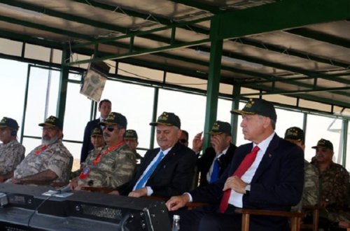 Zakir Həsənov Ərdoğanla birgə hərbi təlimdə