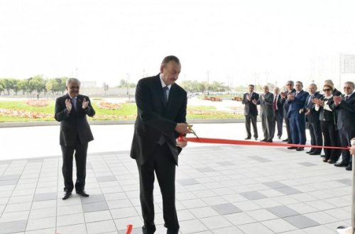 İlham Əliyev açılışda