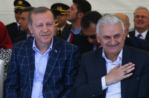 Ərdoğan və Binəli Yıldırım xanımları ilə