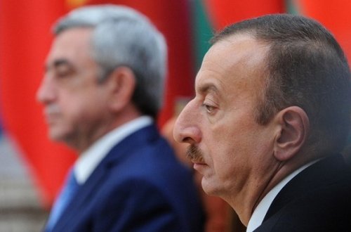 Əliyevlə Sarkisyan Fransada