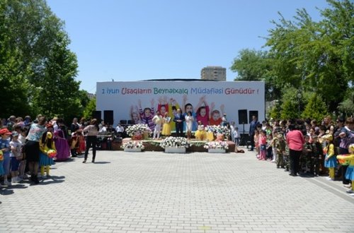 Nəsimi rayonunda 1 iyun Uşaqların Beynəlxalq Müdafiəsi Gününə həsr edilmiş bayram şənliyi keçirilmişdir