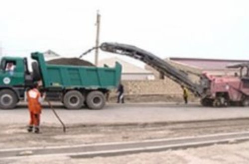 Bakı ətrafında daha bir yolun əsaslı təmirinə başlandı
