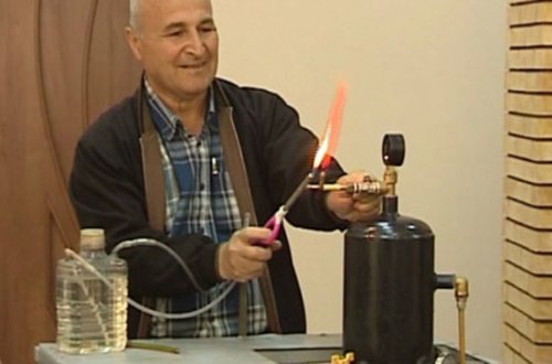 Azərbaycanda sudan qaz aldılar