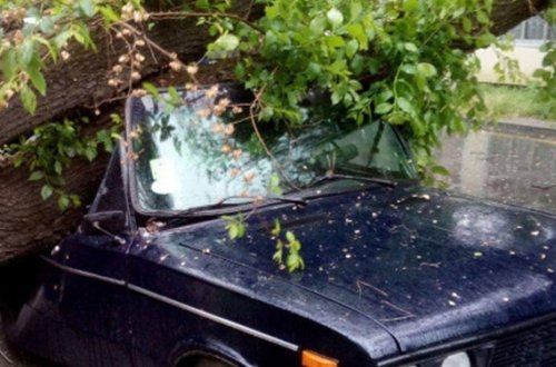 İki rayonda qasırğa tüğyan eləyir