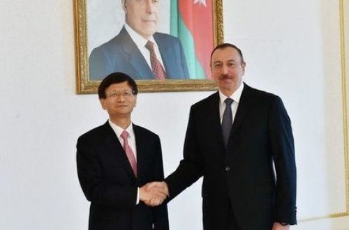 İlham Əliyev Çin sədrinin xüsusi nümayəndəsini qəbul edib