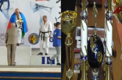 Azərbaycan karateçiləri Ukraynadan medallarla qayıtdılar
