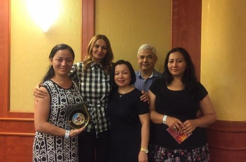 Qənirə Paşayeva Qazax, Türkmən, Qaqauz, Uygur, Krım Türkləri aydınları ilə görüşdə Qarabağdan danışıb