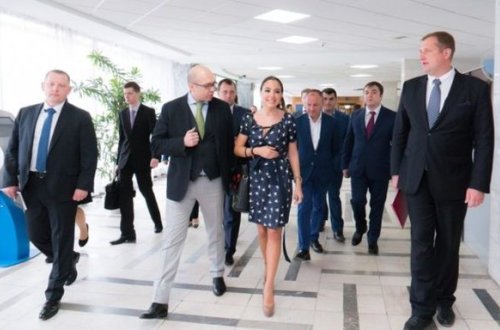 Leyla Əliyeva MDBMİ-də olub