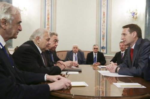 Oqtay Əsədov Rusiyada Narışkinlə