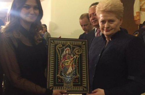 Millət vəkili Litva prezidenti ilə