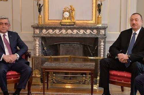 Bu gün İlham Əliyevlə Sarkisyan