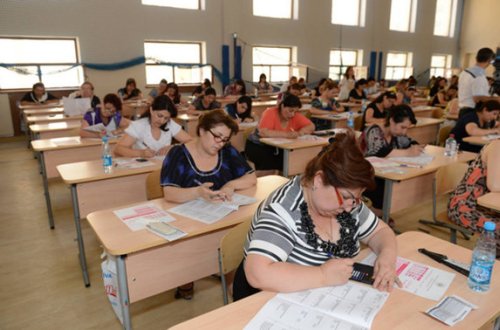 Sabah müəllimlərin imtahanıdır