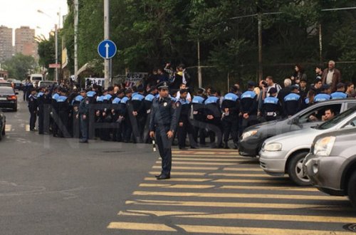 Ermənistanda aksiya