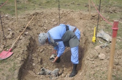 Tərtərdə kimyəvi tərkibli top mərmisi aşkarlanıb