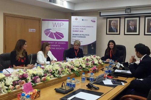 Millət vəkili Beynəlxalq Qadın Forumunda Azərbaycan qadınlarından danışıb