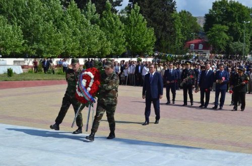 Mingəçevirdə 9 may günü ilə bağlı yürüş  edildi