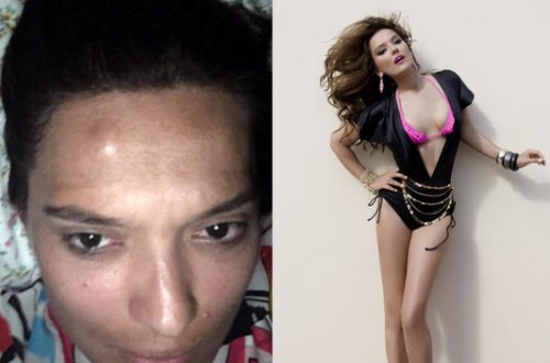 Demet Akalın makiyajsız halı ilə qorxutdu