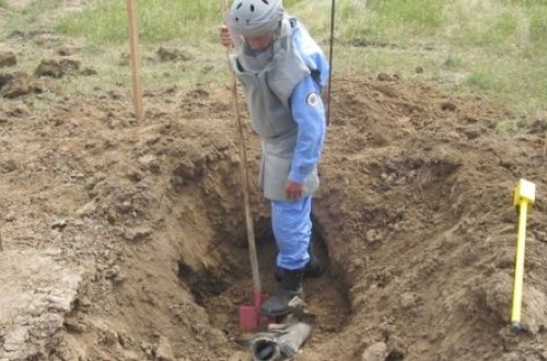 Tərtərdə mərmi tapıldı