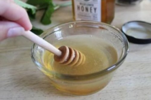 Bal, sirkə, su qarışığı