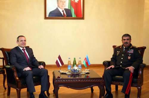 Azərbaycanla hərbi əməkdaşlığın genişləndirilməsi Latviya üçün prioritetdir