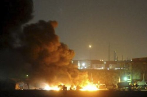 Çadır düşərgəsi bombalandı