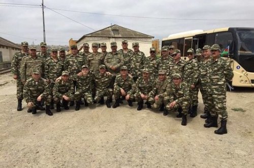 Qarabağ müharibəsi veteranları cəbhəyə getdilər