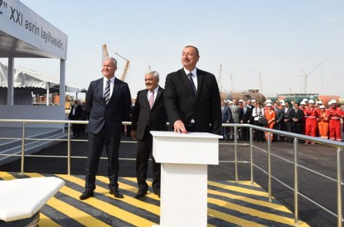 Prezident mühüm mərasimdə - FOTOLAR